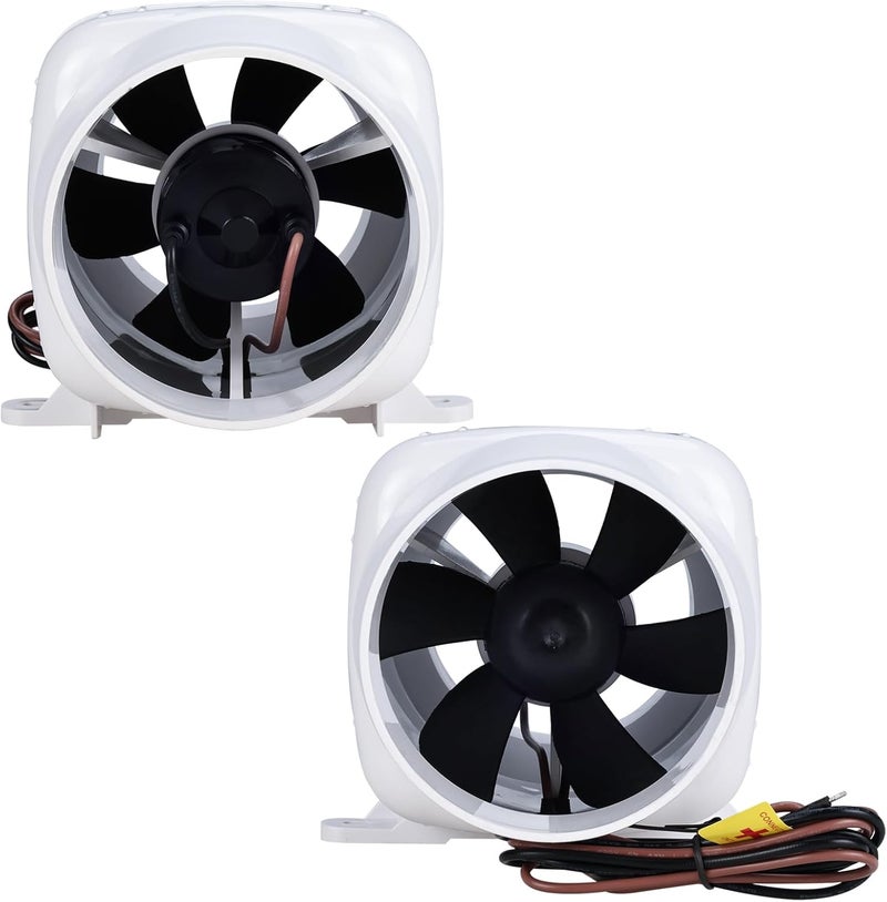 NovelBee Marine 24V Electric 4" in-Line Bilge Air Blower,270CFM in-Line Blower Exhaust Fan for Boat - Image 4